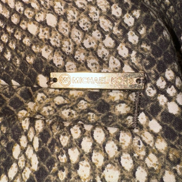 MICHAEL KORS snakeskin print shorts women’s size 10 medium - chino style - Picture 10 of 13